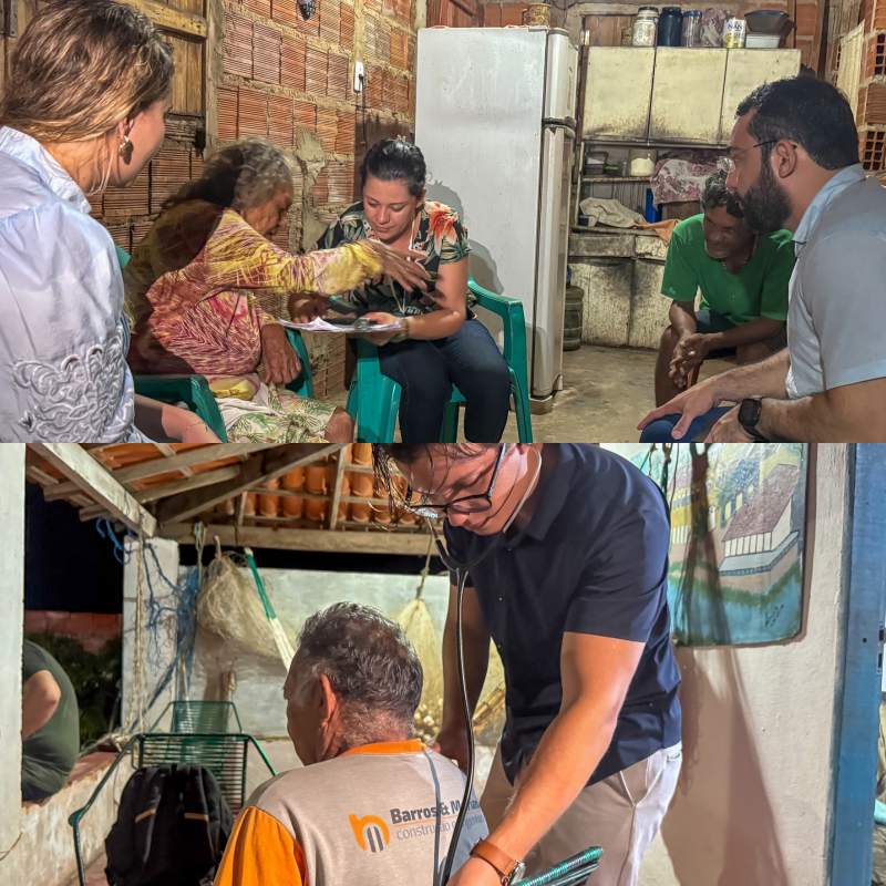 Parnaíba intensifica assistência a famílias afetadas pelas chuvas na Pedra do Sal - Foto: Prefeitura de Parnaíba