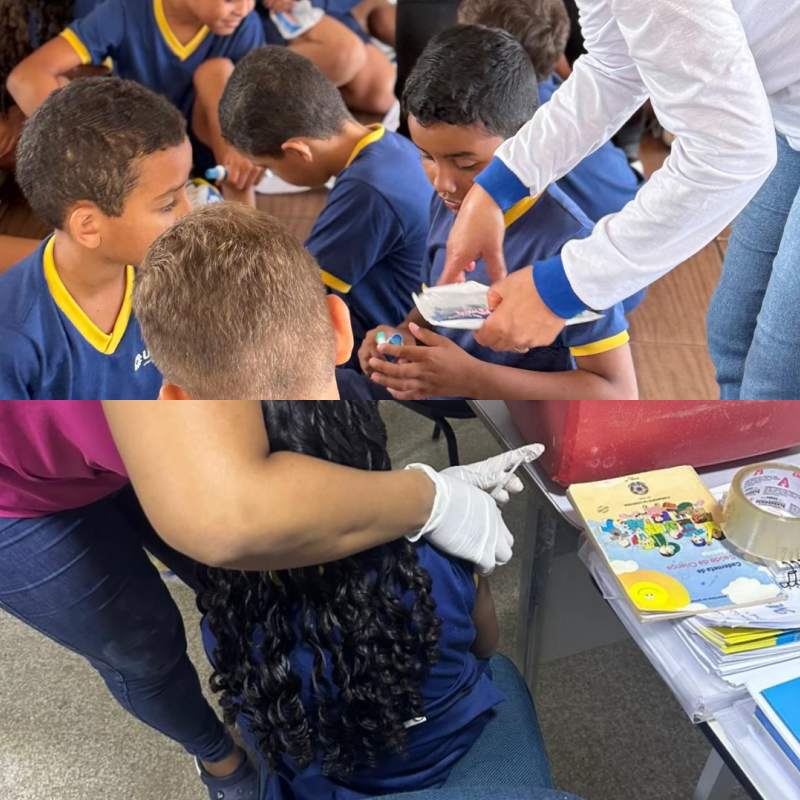 Programa Saúde na Escola leva ações de prevenção e cuidado a estudantes da rede municipal de Uruçuí - Foto: Prefeitura de UruçuíPrograma Saúde na Escola leva ações de prevenção e cuidado a estudantes da rede municipal de Uruçuí - Foto: Prefeitura de Uruçuí