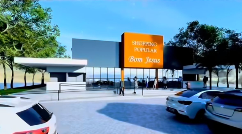 Prefeito de Bom Jesus apresenta projeto do novo Shopping Popular do município