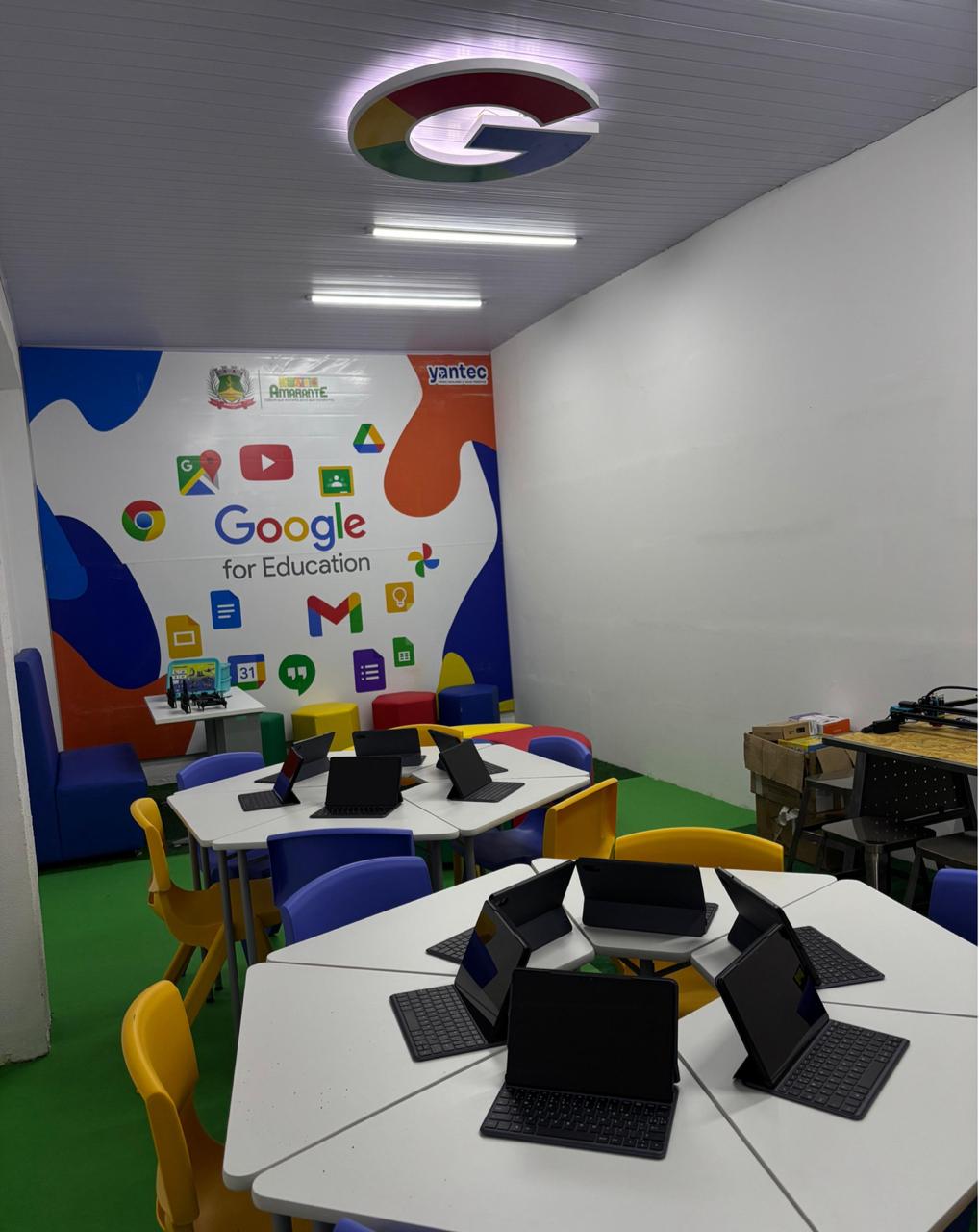 Prefeitura de Amarante inaugura primeira sala Google em escola municipal - Divulgação/ASCOM