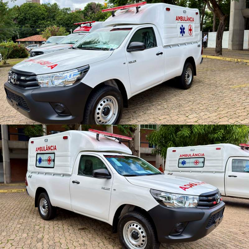 Ribeiro Gonçalves recebe ambulância em ação do MDS voltada a municípios piauienses - Divulgação/ASCOM