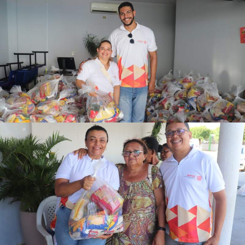 Prefeitura de São Raimundo Nonato realiza ação  Páscoa Solidária no município - Divulgação/ASCOM
