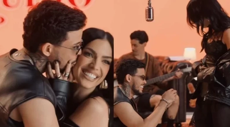 Felipe Amorim pede Duda Kropf em casamento após um ano de namoro: “Disse sim”