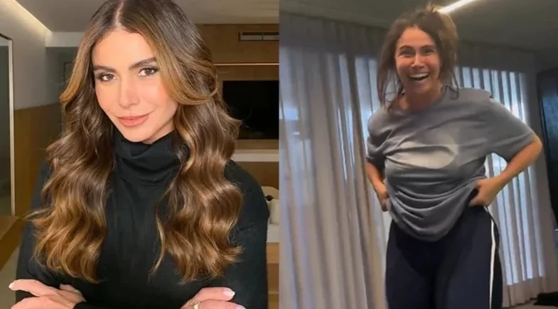 Calça de Giovanna Antonelli cai e expõe roupa íntima durante gravação