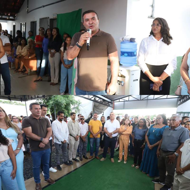 Curimatá inaugura melhorias na Escola Manoel Leite Santana - Divulgação/ASCOM