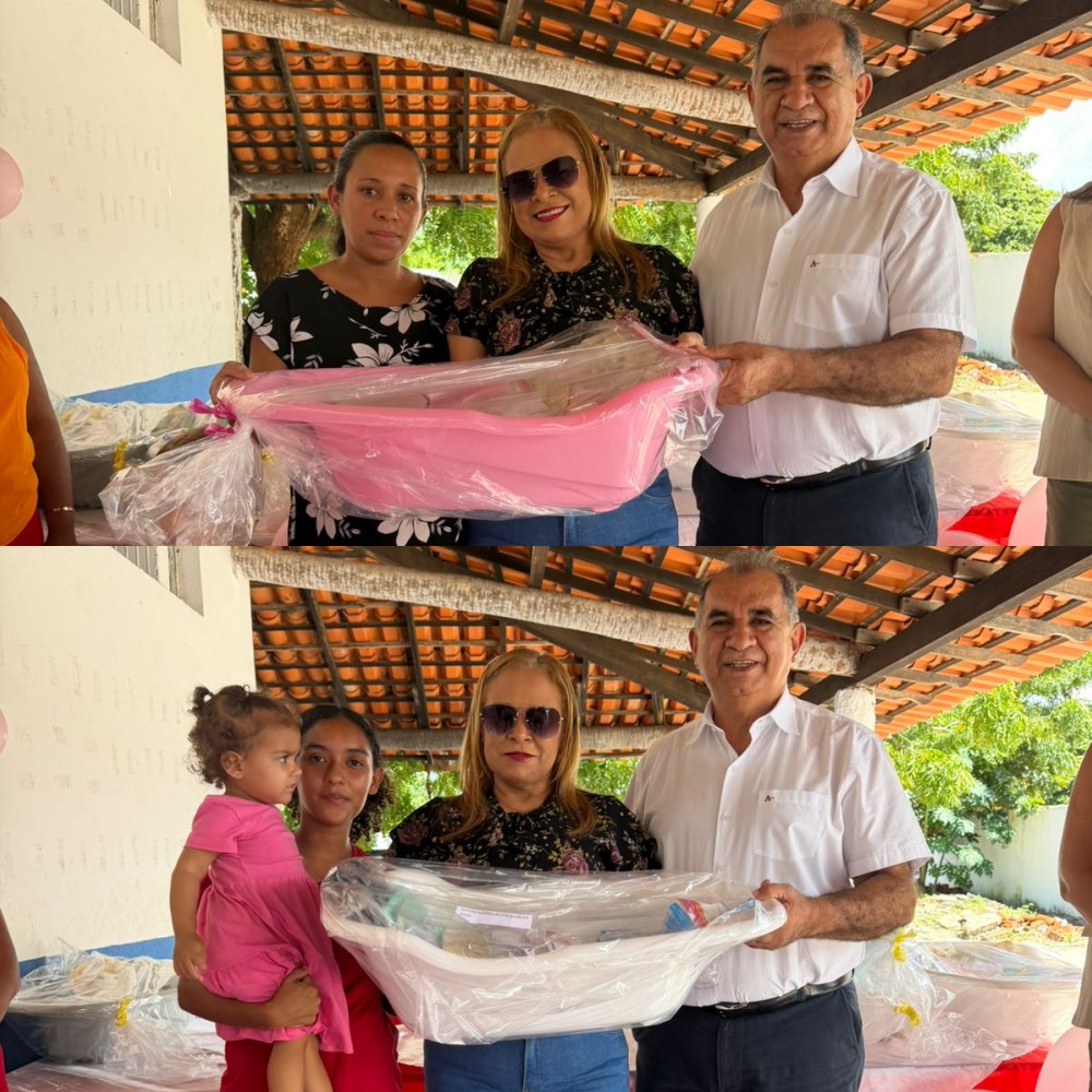 Prefeito Milton Passos entrega kits maternidade a gestantes em Pau D’Arco - Imagem 1
