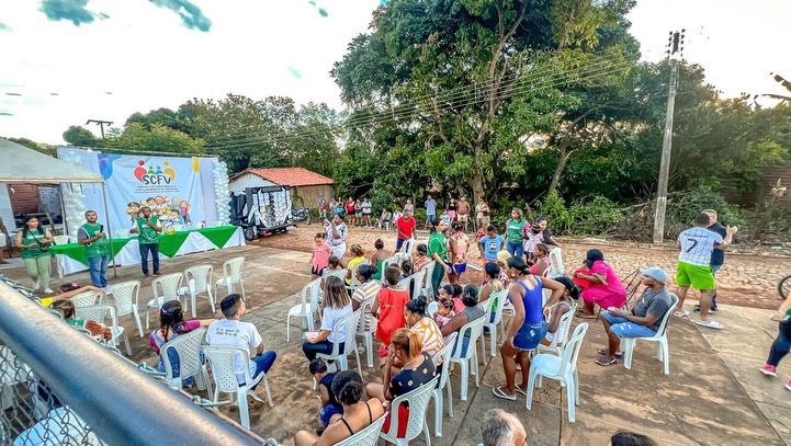 Ação em Amarante./Foto: Ascom