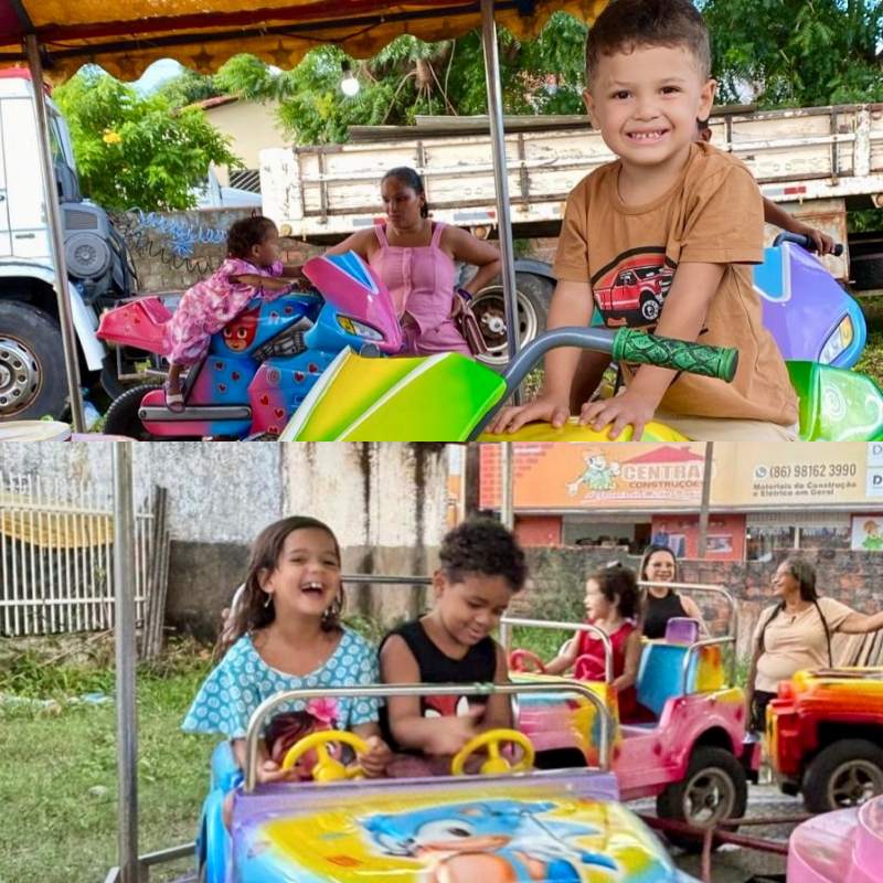 Cocal de Telha promove dia de recreação com acesso gratuito e garante lazer às crianças do município - Foto: Prefeitura de Cocal de Telha