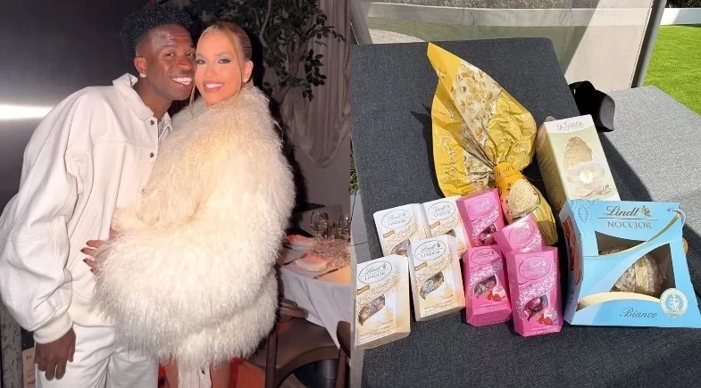 Virginia ganha chocolates de R$ 1 mil de Vini Jr em meio à rumores de crise na relação