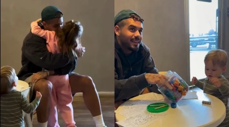 Zé Felipe se reencontra com os filhos no Brasil após tensão com viagens