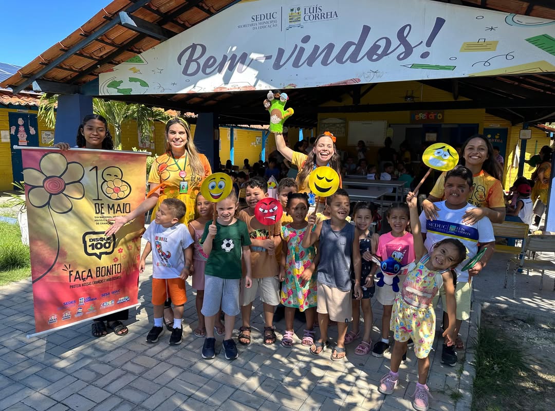 Luís Correia realiza ações da campanha “Faça Bonito” em escolas da rede municipal - Foto: Prefeitura de Luís CorreiaLuís Correia realiza ações da campanha “Faça Bonito” em escolas da rede municipal - Foto: Prefeitura de Luís Correia