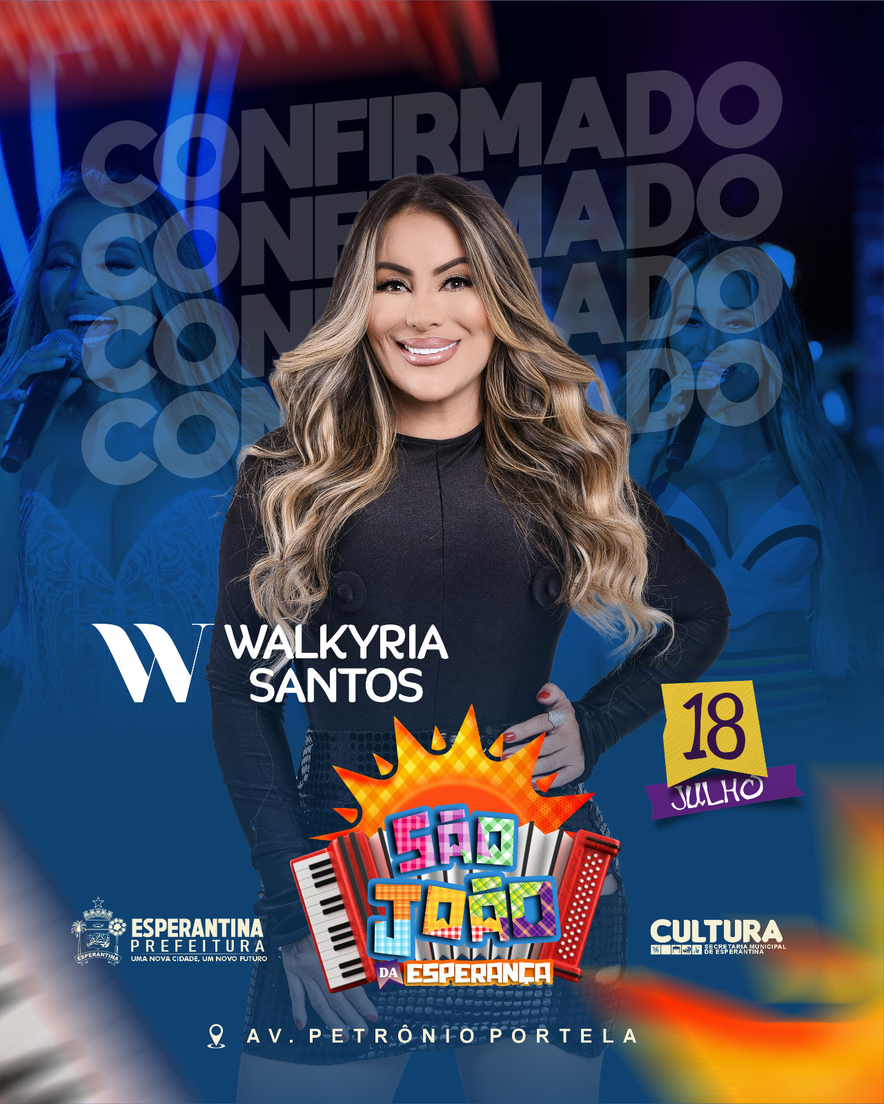 Walkyria Santos é atração confirmada no São João da Esperança  - Divulgação/ASCOM