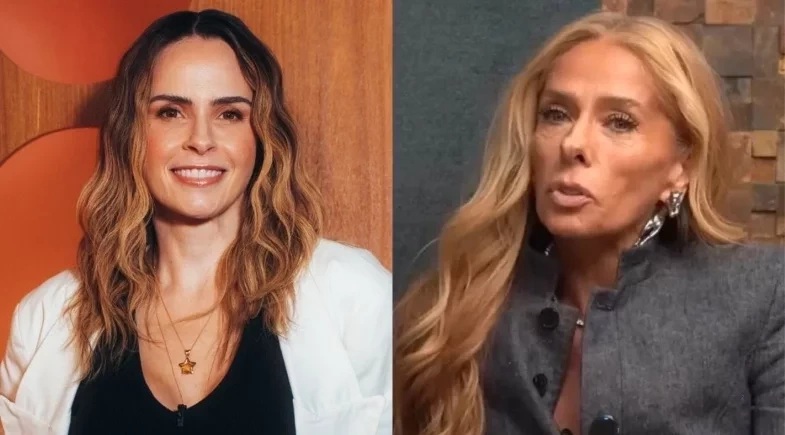 Ana Paula Renault se emociona ao expor conversa com Adriane Galisteu