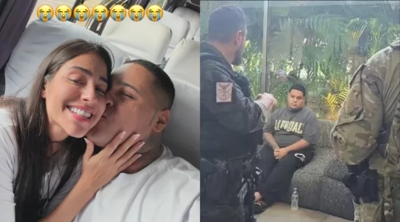 MC Ryan SP é solto e publica foto ao lado da esposa Giovanna Roque