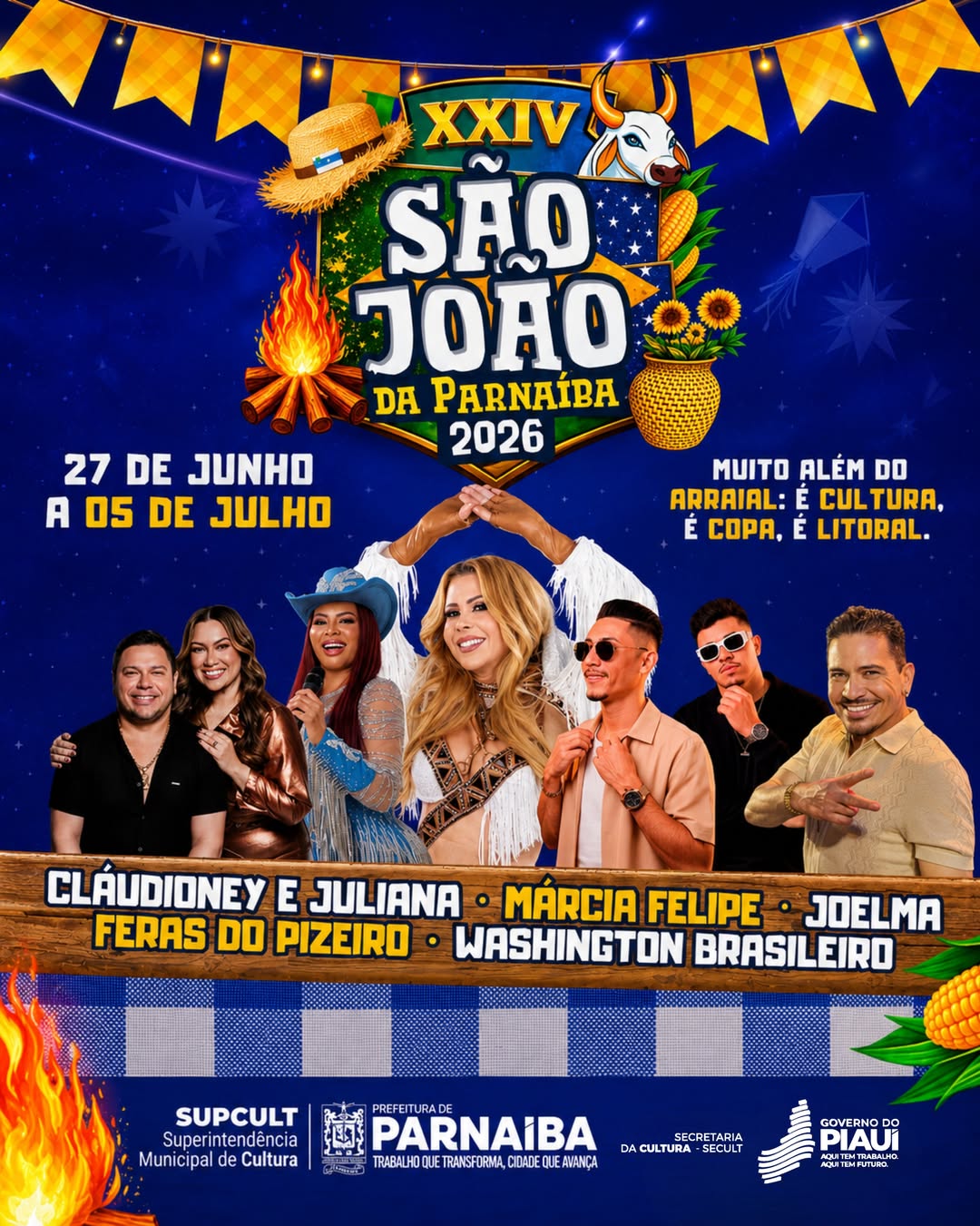 Joelma e outras atrações são confirmadas no XXIV São João  de Parnaíba - Divulgação/ASCOM