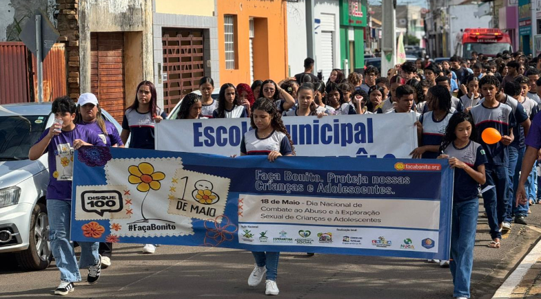 Esperantina realiza mobilização no Dia Nacional de Combate ao Abuso e Exploração Sexual de Crianças e Adolescentes