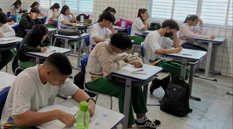 Estudantes em sala de aula | Ascom/Seduc