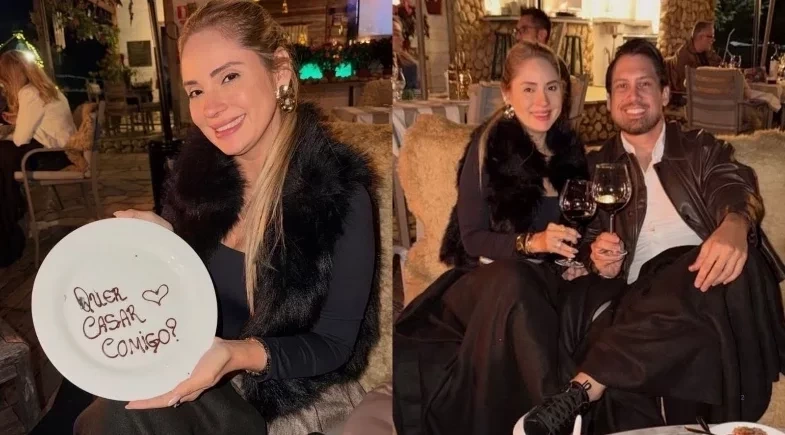 Brigido, do BBB 26, pede namorada em casamento durante viagem romântica