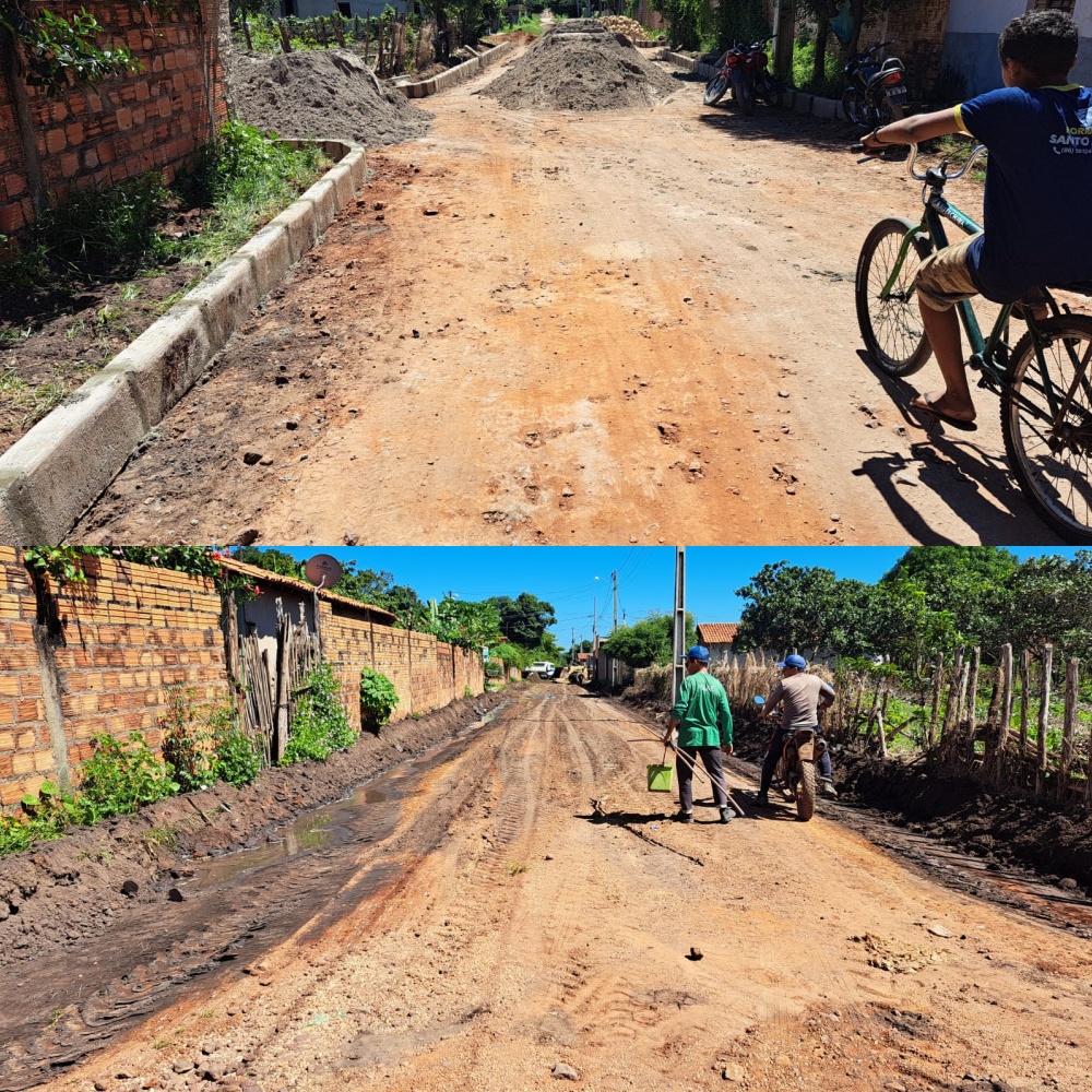 Prefeitura de São João do Arraial inicia quase 7 mil m² de calçamento na zona urbana | Divulgação/Ascom