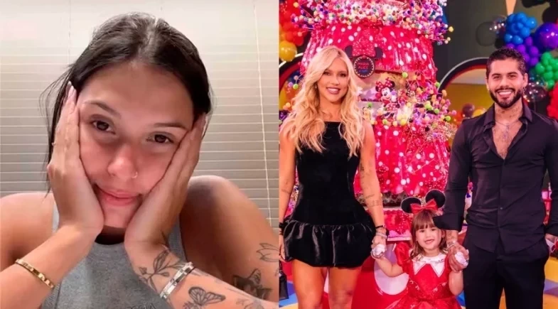 Ana Castela surge bebendo cedo da manhã após encontro de Virginia e Zé Felipe