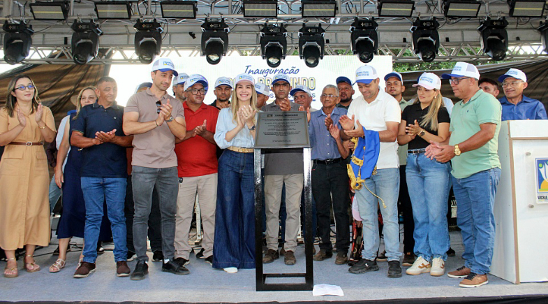 Vera Mendes inaugura poço profundo e fortalece abastecimento de água na zona rural