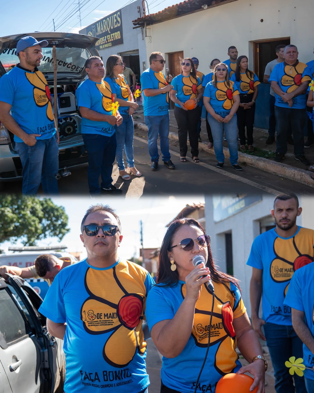 Prefeitura de Tanque do Piauí realiza caminhada em alusão à campanha Maio Laranja - Divulgação/ASCOMPrefeitura de Tanque do Piauí realiza caminhada em alusão à campanha Maio Laranja - Divulgação/ASCOM