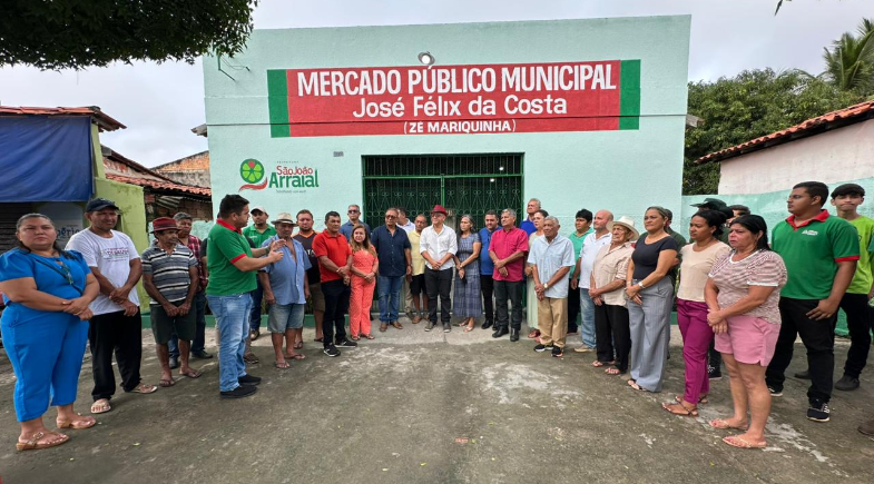 Prefeitura reinaugura Mercado Público Municipal em São João do Arraial durante Semana do Trabalhador