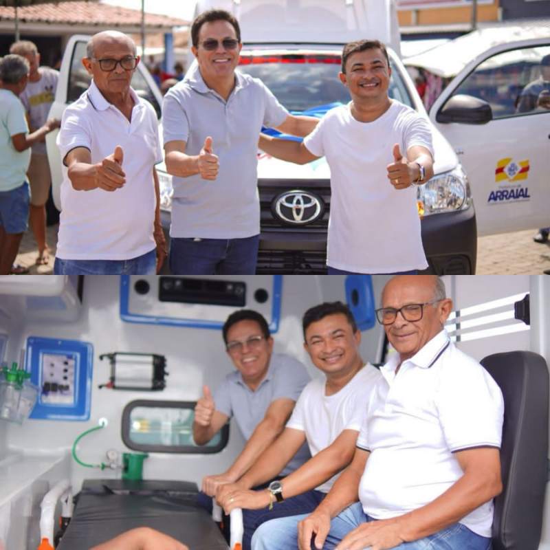 Prefeitura de Arraial amplia suporte à população com nova ambulância na rede de saúde - Foto: Prefeitura de ArraialPrefeitura de Arraial amplia suporte à população com nova ambulância na rede de saúde - Foto: Prefeitura de Arraial