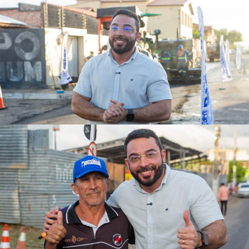  Prefeitura de Parnaíba inicia pavimentação na rua Osvaldo Cruz - Divulgação/ASCOM