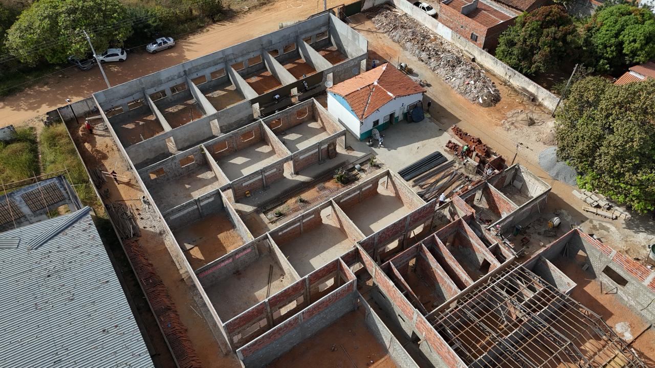 Curimatá avança com reforma e ampliação da Escola Enir Guerra - Divulgação/ASCOM