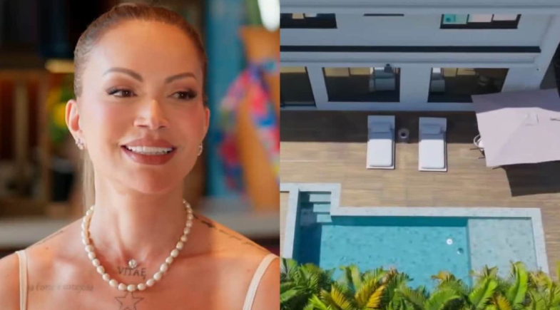 Solange Almeida abre mansão com closet de 40m2 e sala de estar luxuosa; fotos