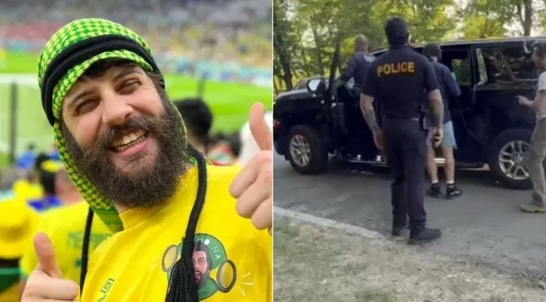 Diogo Defante é detido nos EUA após brincadeira com segurança durante jogo da Copa