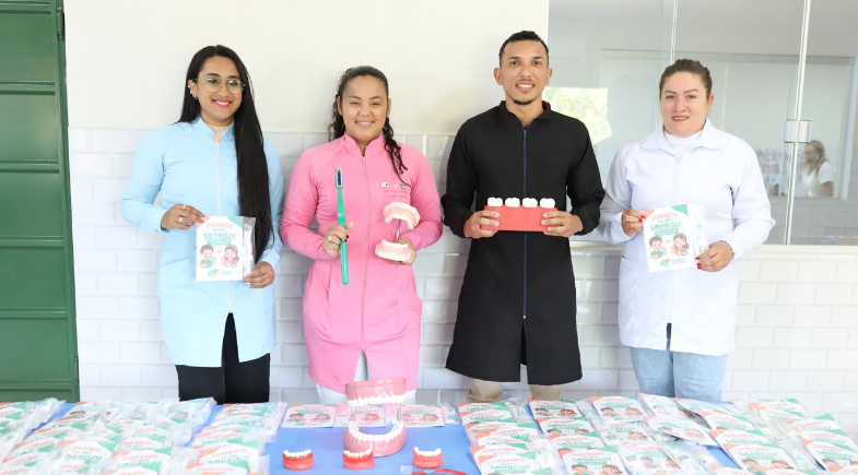 Prefeitura de Curimatá promove ação de saúde bucal com alunos da rede municipal