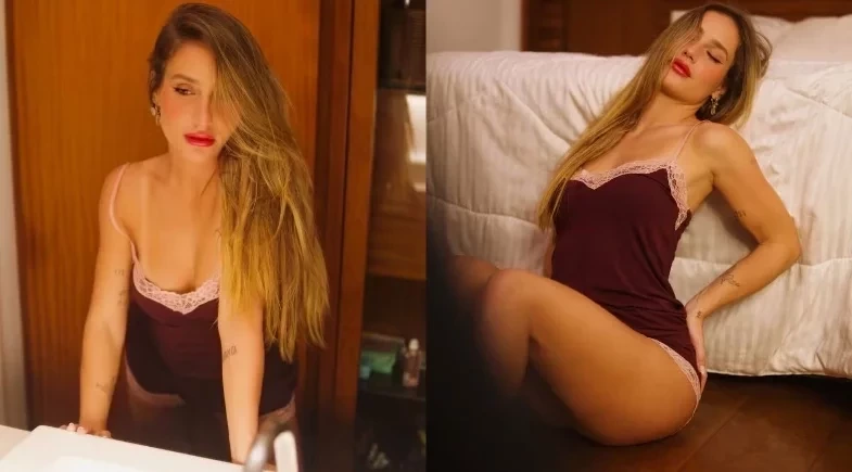 Bruna Griphao sensualiza de babydoll, e web reage: “Surreal”; fotos!