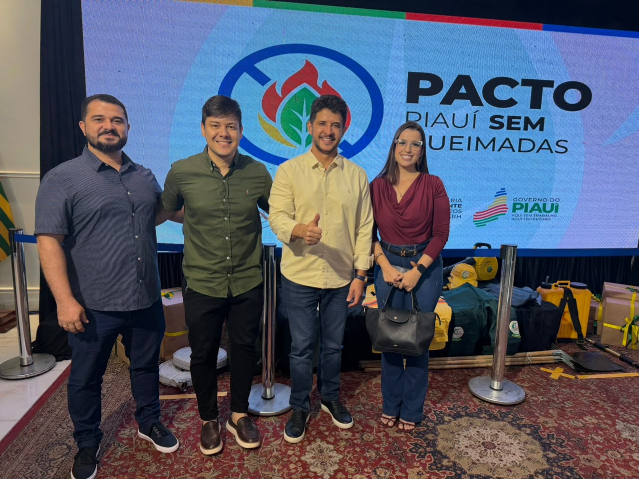 Hugo Napoleão adere ao Pacto Piauí Sem Queimadas - Divulgação/ASCOM