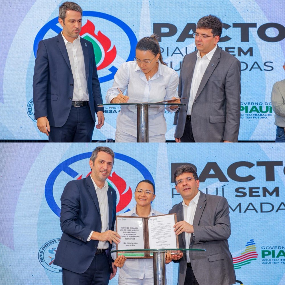 Prefeita de São Gonçalo do Gurguéia participa do lançamento do Pacto Piauí Sem Queimadas em Teresina - Imagem 1