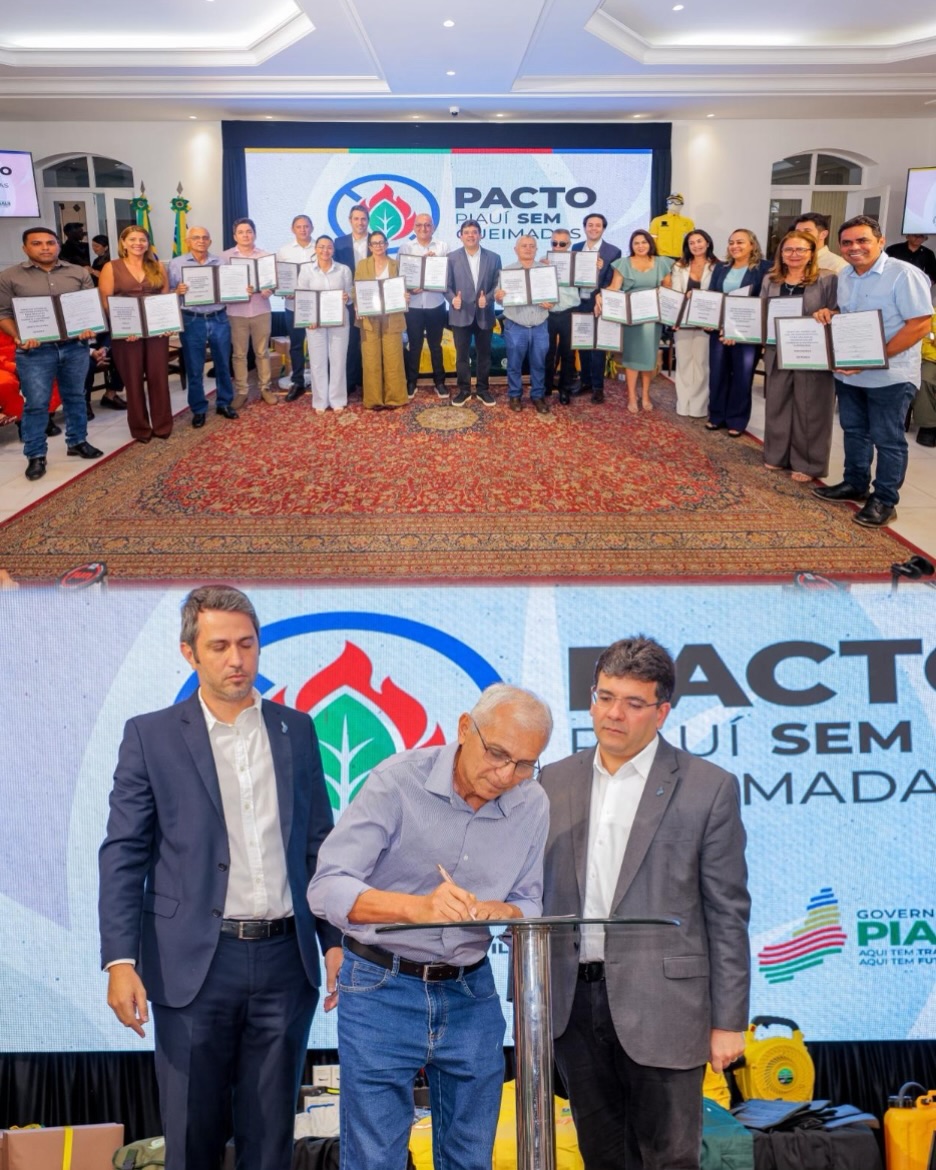  Ribeiro Gonçalves adere ao Pacto Piauí Sem Queimadas - Divulgação/ASCOM Ribeiro Gonçalves adere ao Pacto Piauí Sem Queimadas - Divulgação/ASCOM