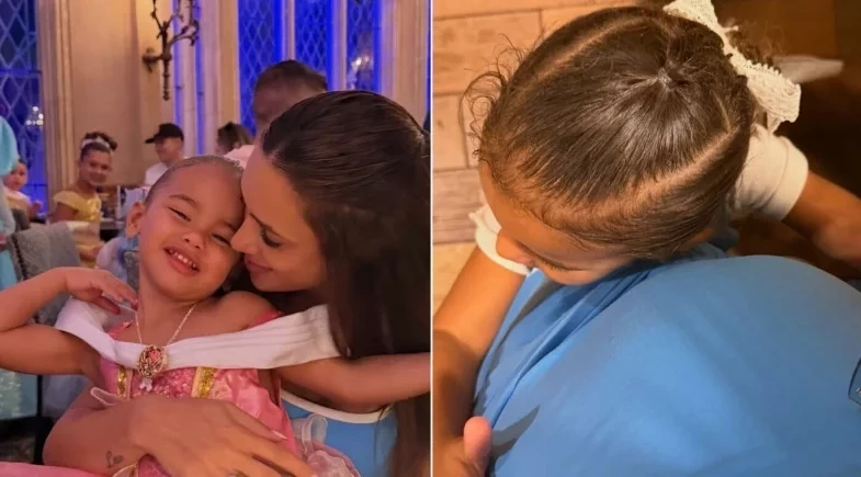 Bruna Biancardi exibe barriguinha de grávida e momento de carinho com Mavie