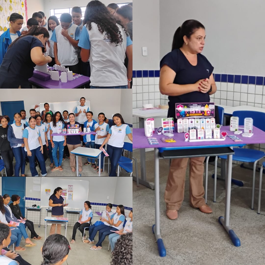Ação educativa sobre ISTs e Dignidade Menstrual promove conscientização em escola de Nossa Senhora de Nazaré | Divulgação/Prefeitura de Nossa Senhora de Nazaré