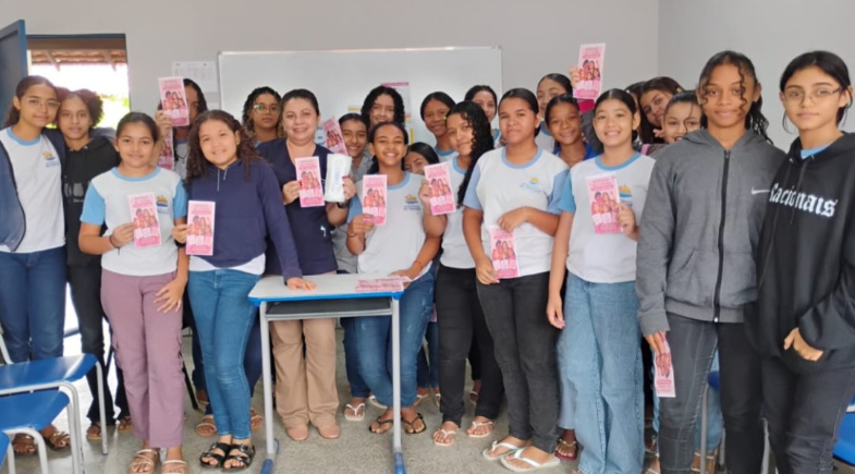 Ação educativa sobre ISTs e Dignidade Menstrual promove conscientização em escola de Nossa Senhora de Nazaré