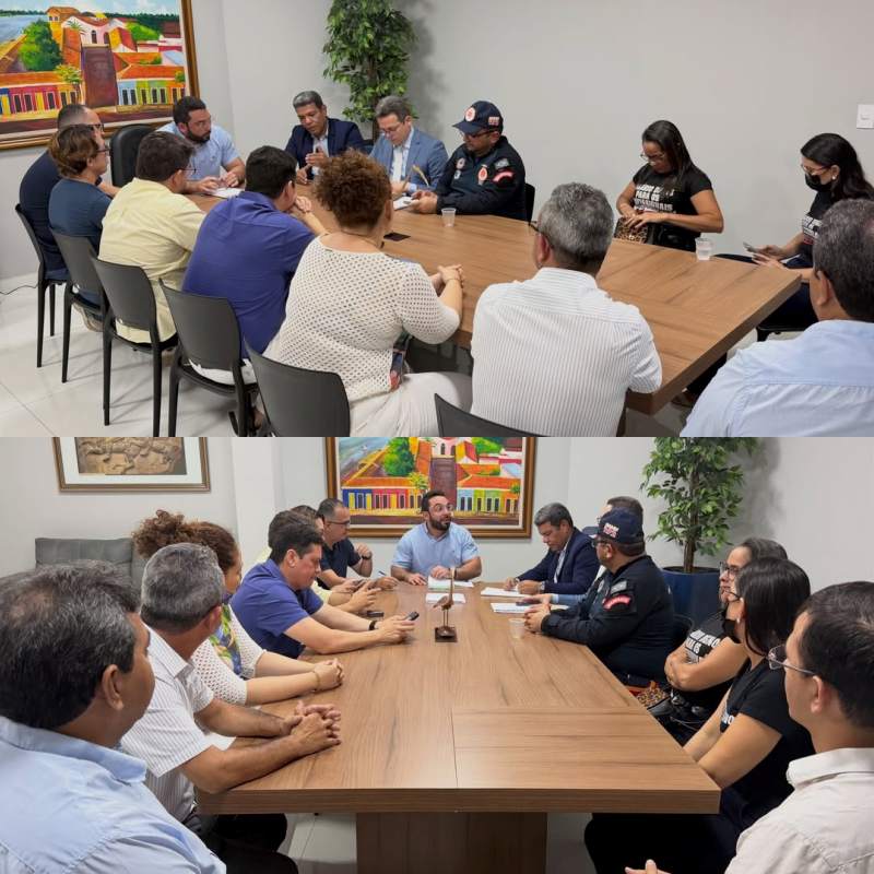 Prefeito Francisco Emanuel debate PCCR da enfermagem em Parnaíba - Divulgação/ASCOM