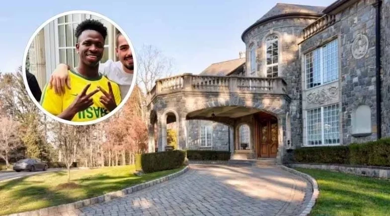 Família de Vini Jr. está hospedada em ‘castelo’ de R$ 55 milhões para Copa; fotos! 