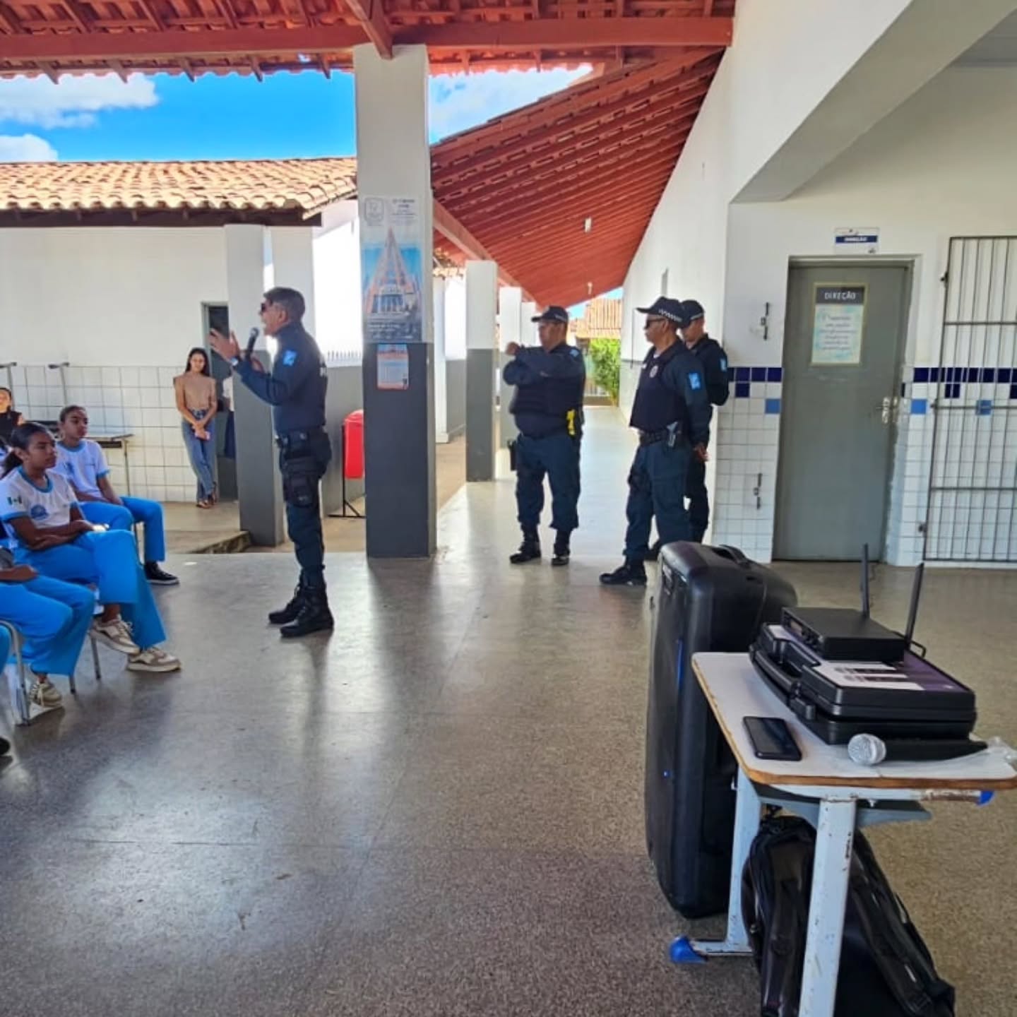 Landri Sales reforça ações de saúde e cidadania nas escolas municipais - Divulgação/ASCOMLandri Sales reforça ações de saúde e cidadania nas escolas municipais - Divulgação/ASCOM