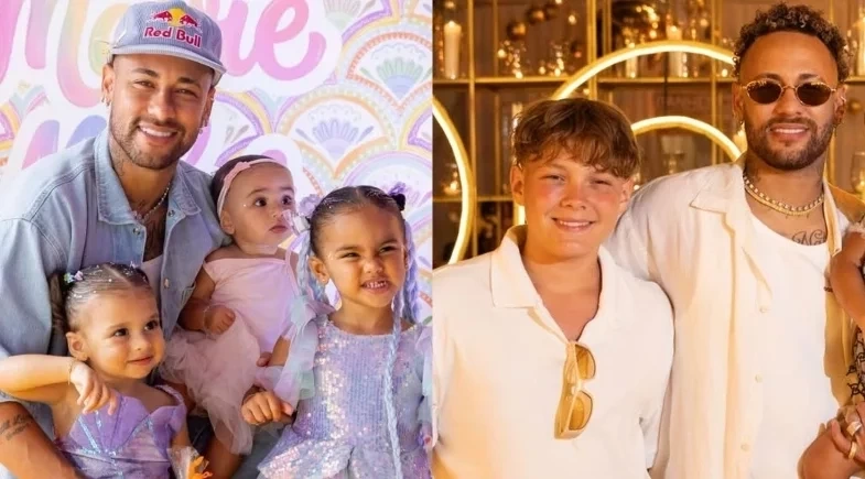Neymar homenageia os 4 filhos em anel de diamantes exclusivo; veja foto