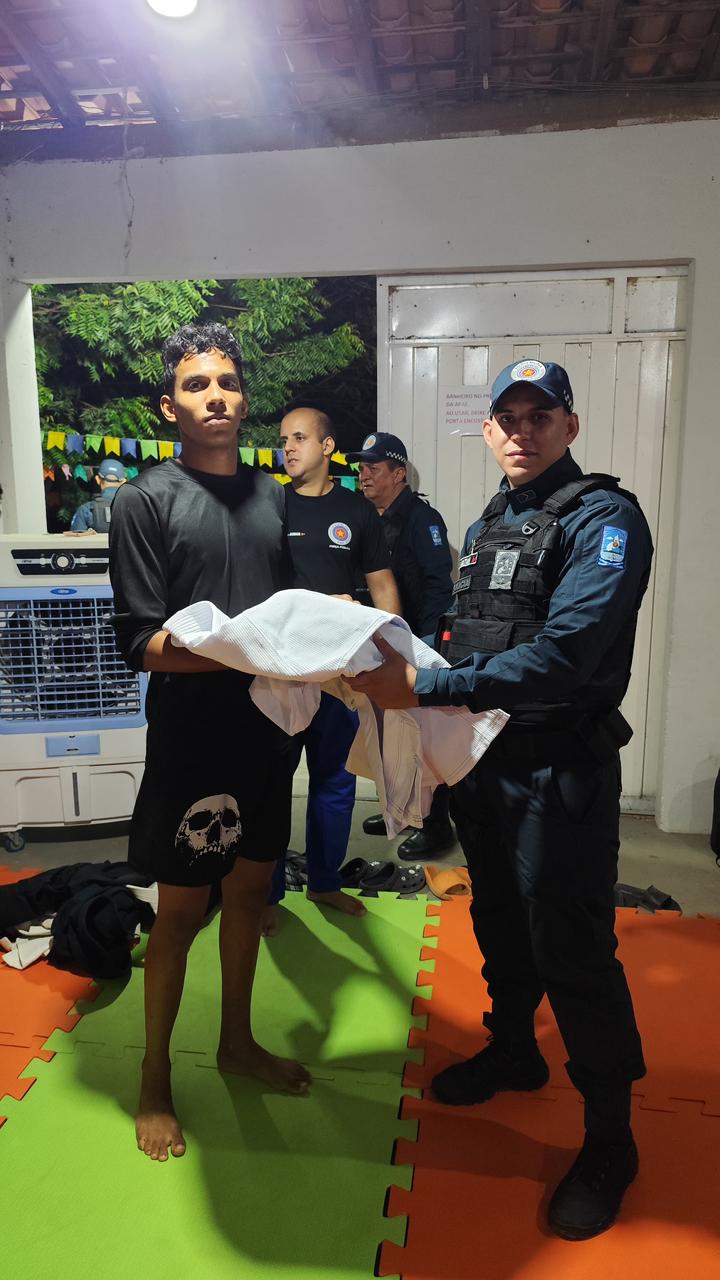 Projeto social com aulas gratuitas de jiu-jítsu e boxe - Divulgação/ASCOMProjeto social com aulas gratuitas de jiu-jítsu e boxe - Divulgação/ASCOM