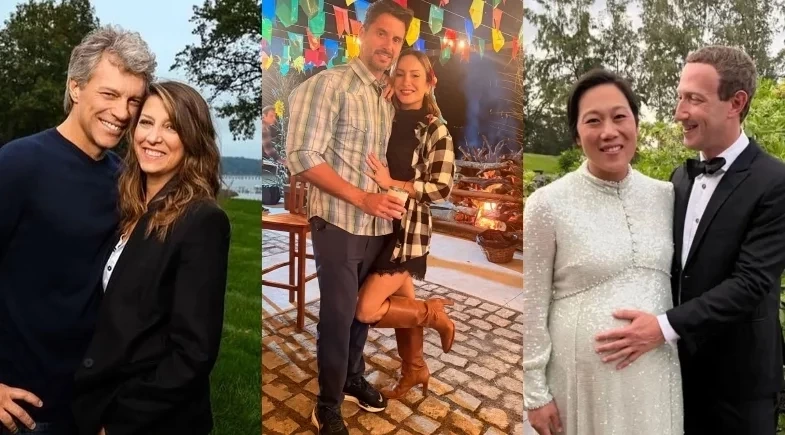 Famosos que se casaram com os namorados da escola; o último surpreende