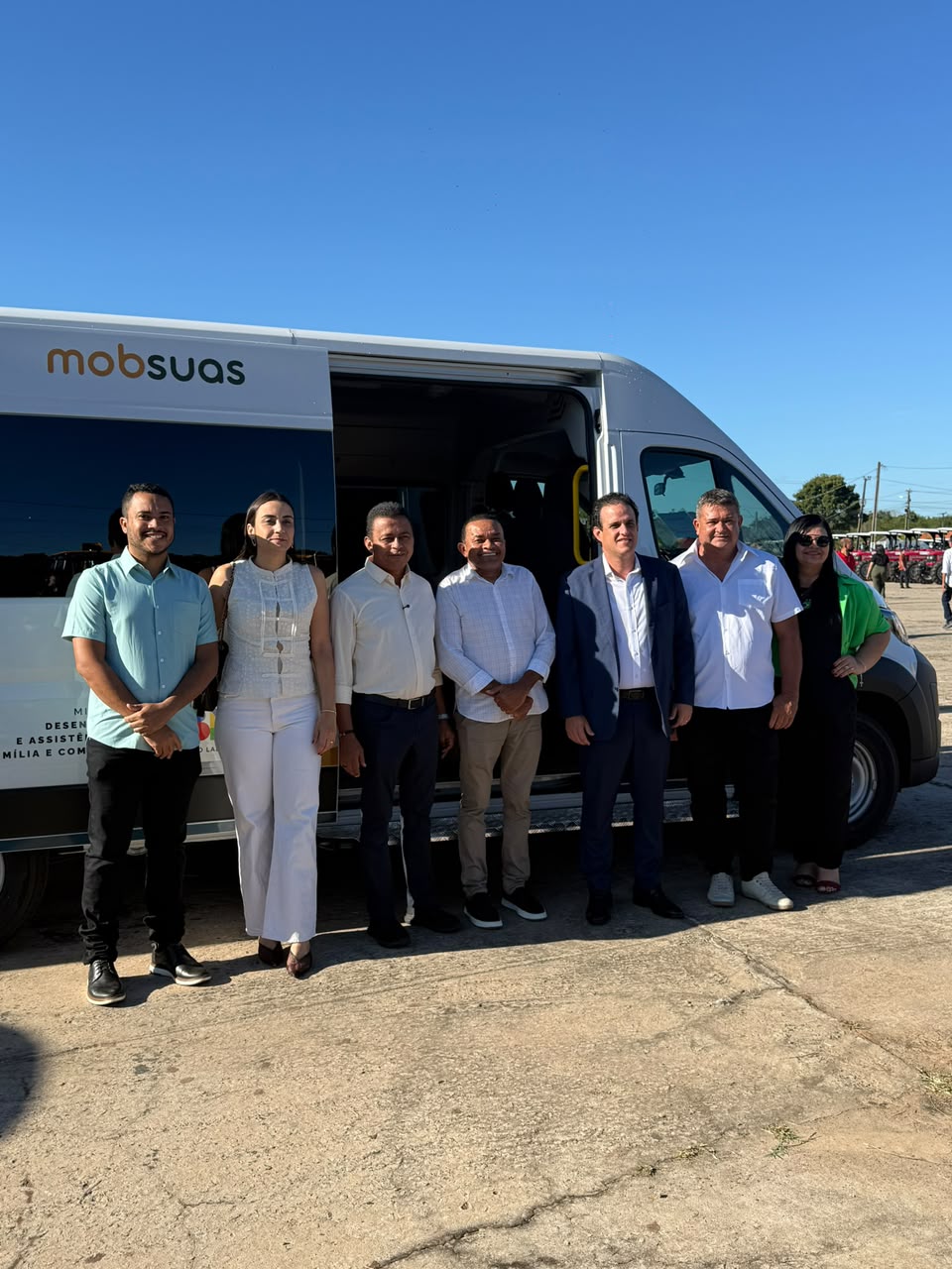 Amarante recebe Van do MobSuas - Divulgação/ASCOM
