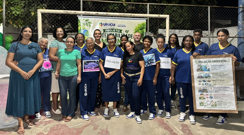 Culminância reúne alunos da EJA em torno da conscientização ambiental em Uruçuí