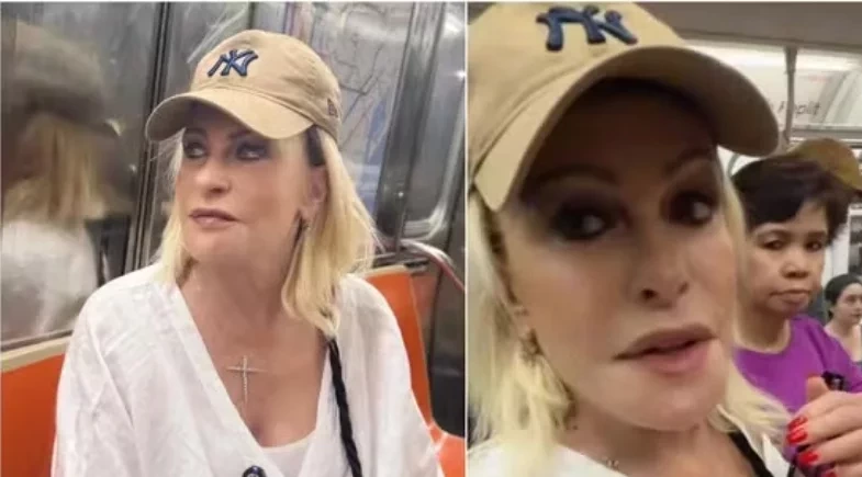 Ana Maria Braga anda de metrô pela primeira vez: “Que nem minhoca”