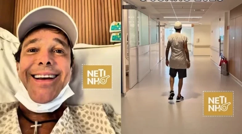 Cantor Netinho celebra avanço no tratamento contra linfoma e faz primeira caminhada